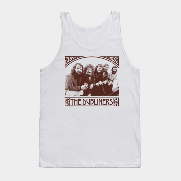 The Dubliners - Vintage Style Original Design Tank Top by feck!